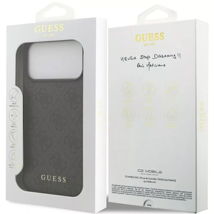 Захисний чохол Guess 4G Classic для iPhone 18 Pro Max / 17 Pro Max (GUHCP18XG4GFGR) - Black (423956B) Захисний чохол Guess 4G Classic для iPhone 18 Pro Max / 17 Pro Max (GUHCP18XG4GFGR) - Black: фото 7 з 7