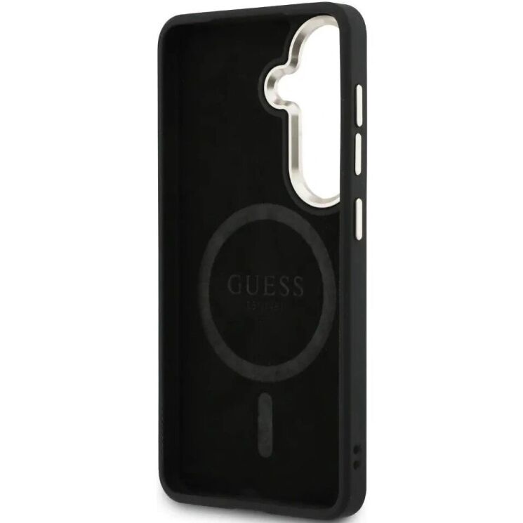 Защитный чехол Guess 4G Embossed Ring MagSafe для Samsung Galaxy S26 (S942) GUHMS26SP4MSEGCK - Black: фото 7 из 9