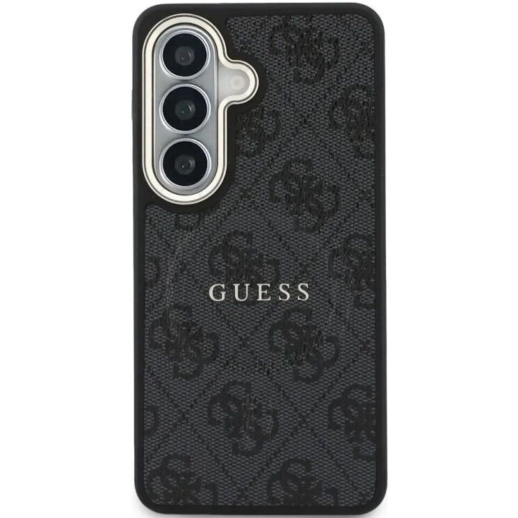 Защитный чехол Guess 4G Embossed Ring MagSafe для Samsung Galaxy S26 (S942) GUHMS26SP4MSEGCK - Black: фото 2 из 9