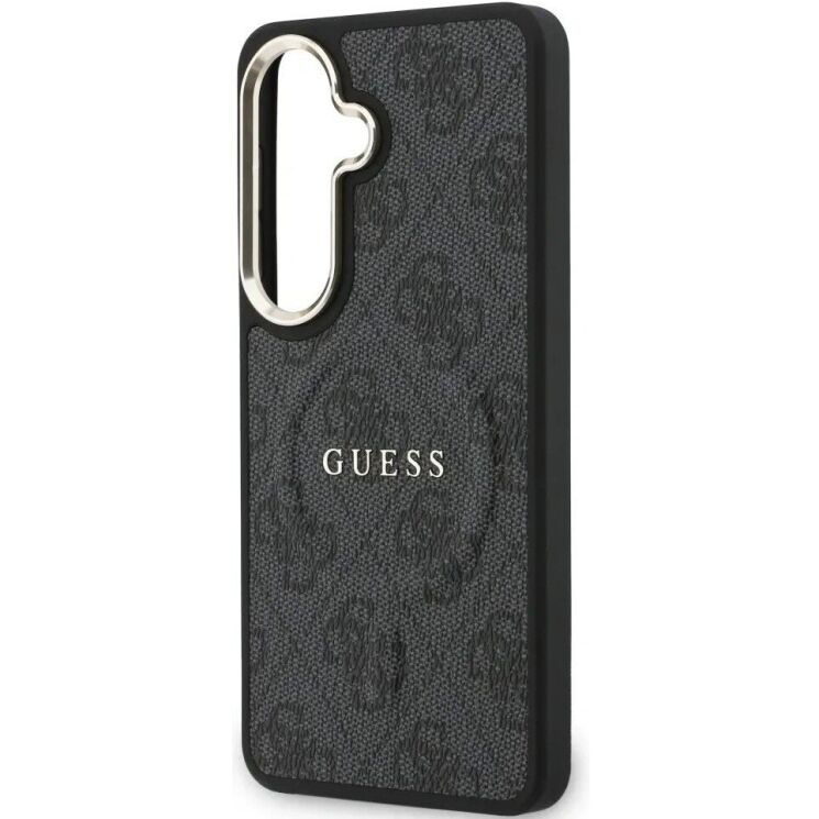 Защитный чехол Guess 4G Embossed Ring MagSafe для Samsung Galaxy S26 (S942) GUHMS26SP4MSEGCK - Black: фото 6 из 9
