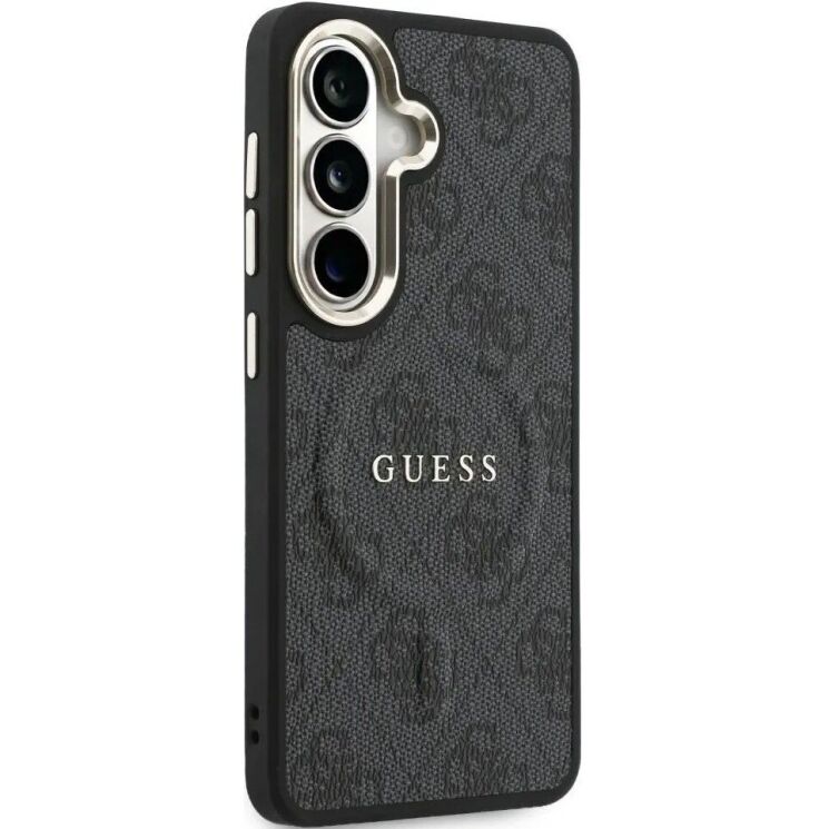 Защитный чехол Guess 4G Embossed Ring MagSafe для Samsung Galaxy S26 (S942) GUHMS26SP4MSEGCK - Black: фото 4 из 9