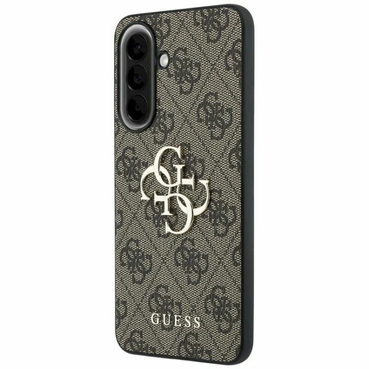 Защитный чехол Guess Leather 4G Metal Logo для Samsung Galaxy A57 (GUHCSA574GMGBR) - Brown: фото 2 из 4