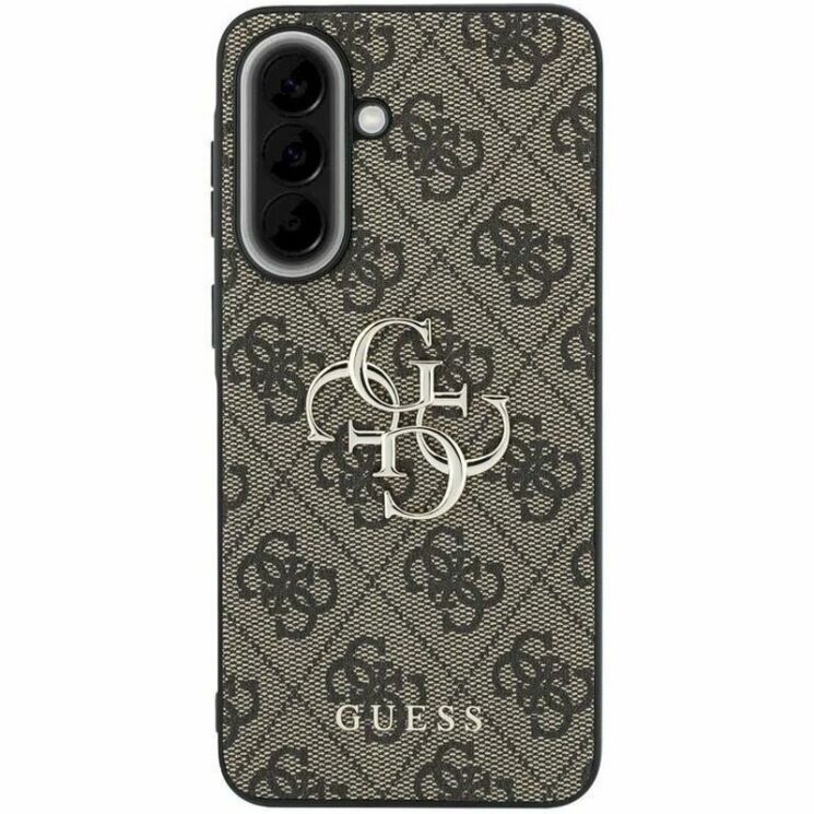 Защитный чехол Guess Leather 4G Metal Logo для Samsung Galaxy A57 (GUHCSA574GMGBR) - Brown: фото 3 из 4