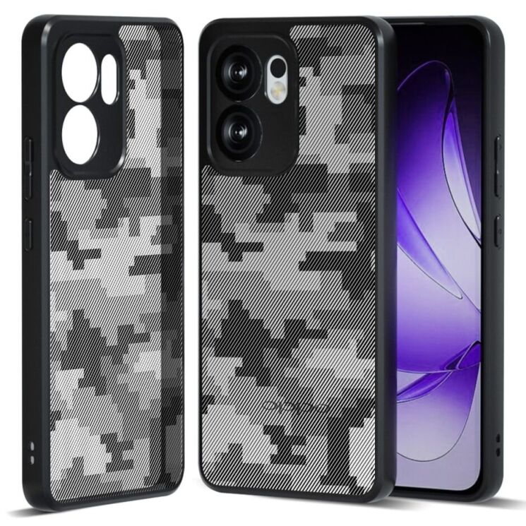 Защитный чехол IBMRS Military для OPPO Reno 13 F/FS 5G - Grid Camouflage: фото 1 из 9