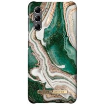 Защитный чехол iDeal Of Sweden Printed Case для Samsung Galaxy S21 (G991) - Golden Jade Marble: фото 1 из 4