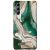 Защитный чехол iDeal Of Sweden Printed Case для Samsung Galaxy S21 (G991) - Golden Jade Marble: фото 1 из 4