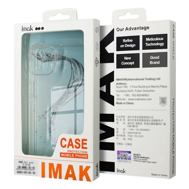 Защитный чехол IMAK Airbag MAX Case для OnePlus Ace 3V - Transparent: фото 13 из 13