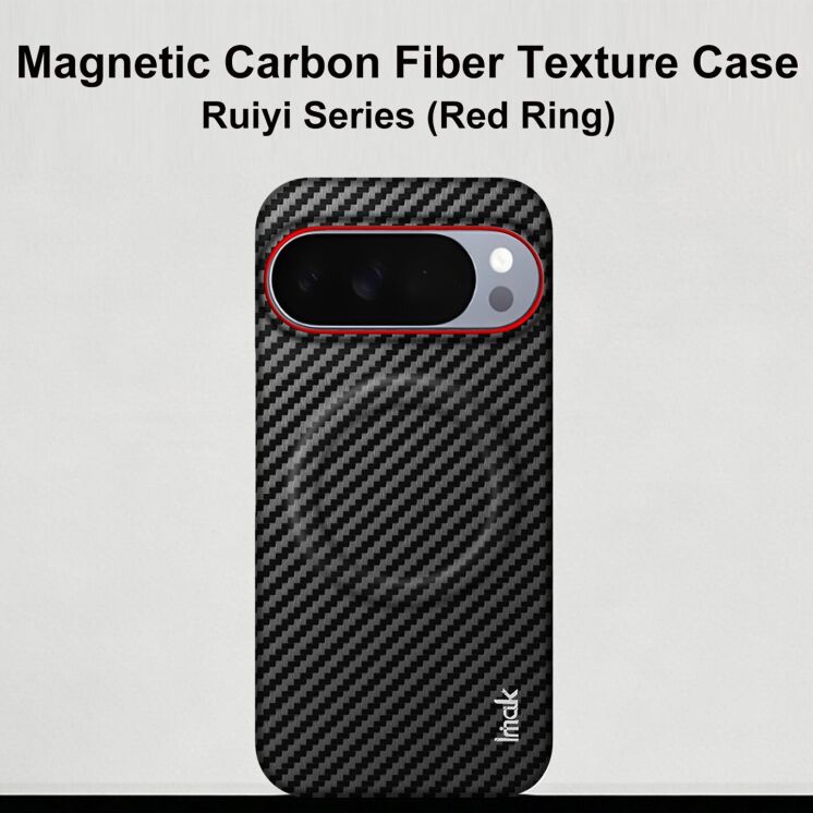 Защитный чехол IMAK Carbon Guard with MagSafe для Google Pixel 10 Pro / 10 Pro - Carbon Fiber: фото 4 из 9