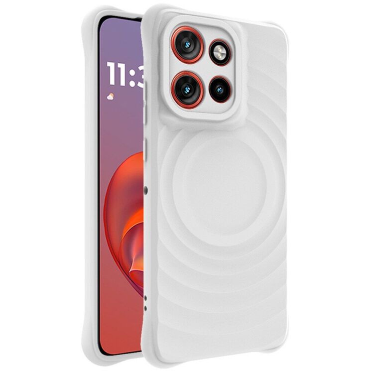 Защитный чехол IMAK Manbo для Motorola Edge 50 Neo - Matte White: фото 1 из 11