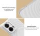 Защитный чехол IMAK Manbo для Motorola Edge 50 Neo - Matte White (367143T). Фото 10 из 11