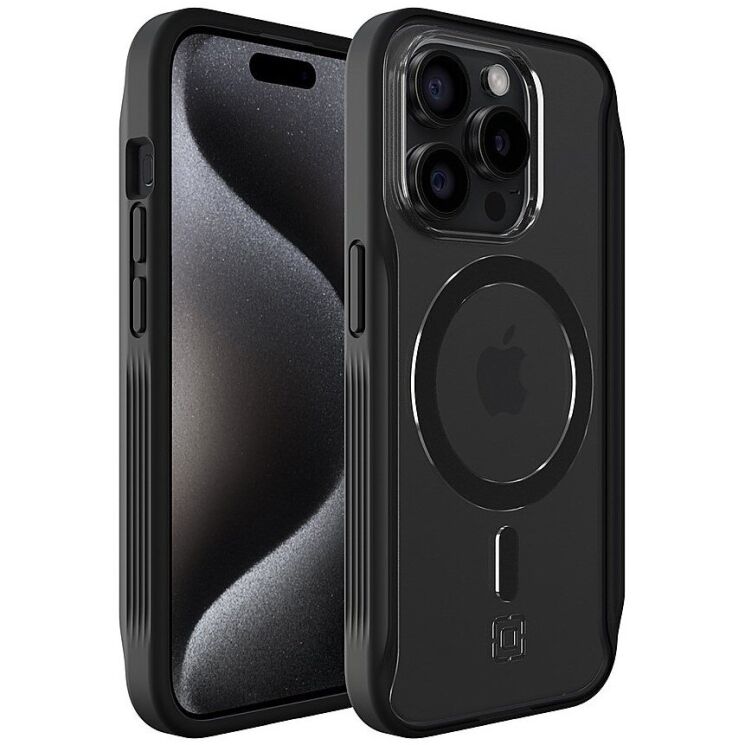 Защитный чехол Incipio AeroGrip MagSafe для Apple iPhone 15 Pro - Black: фото 2 из 5