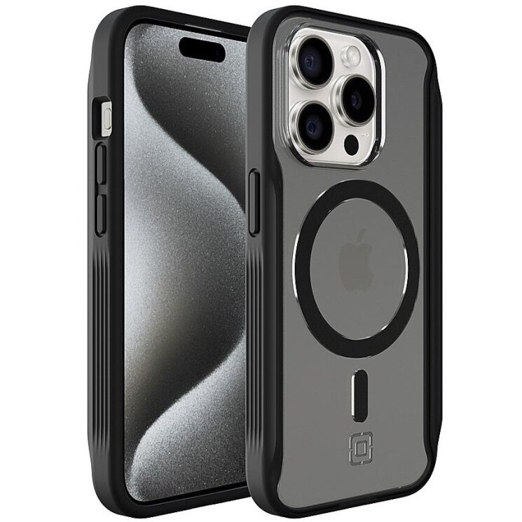 Защитный чехол Incipio AeroGrip MagSafe для Apple iPhone 15 Pro - Black: фото 1 из 5