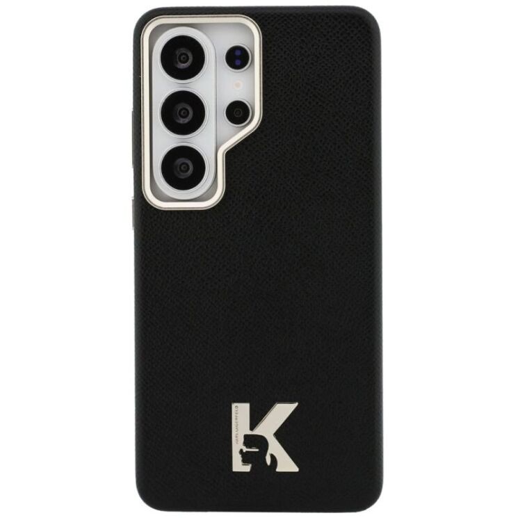 Защитный чехол Karl Lagerfeld K Metal Logo MagSafe для Samsung Galaxy S26 Ultra (S948) KLHMS26L5PGFKHGK - Black: фото 2 из 8