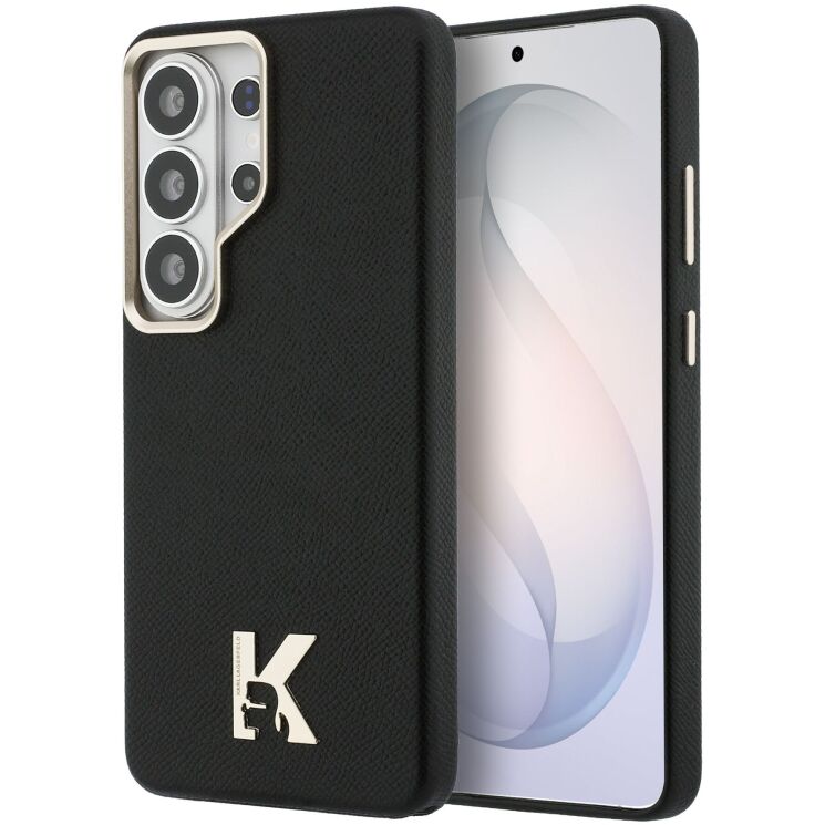 Защитный чехол Karl Lagerfeld K Metal Logo MagSafe для Samsung Galaxy S26 Ultra (S948) KLHMS26L5PGFKHGK - Black: фото 1 из 8