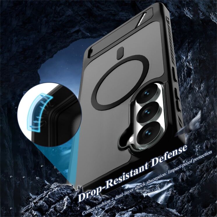 Защитный чехол LEREACH Le-Chic Series для Samsung Galaxy S26 Plus - Black: фото 9 из 14