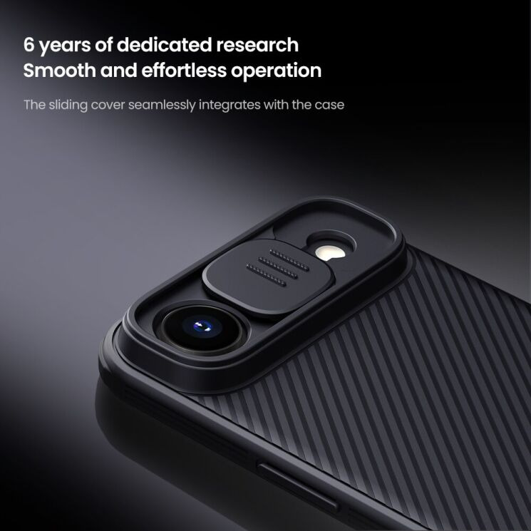 Защитный чехол NILLKIN CamShield Pro для Apple iPhone 17 Air - Black: фото 7 из 15