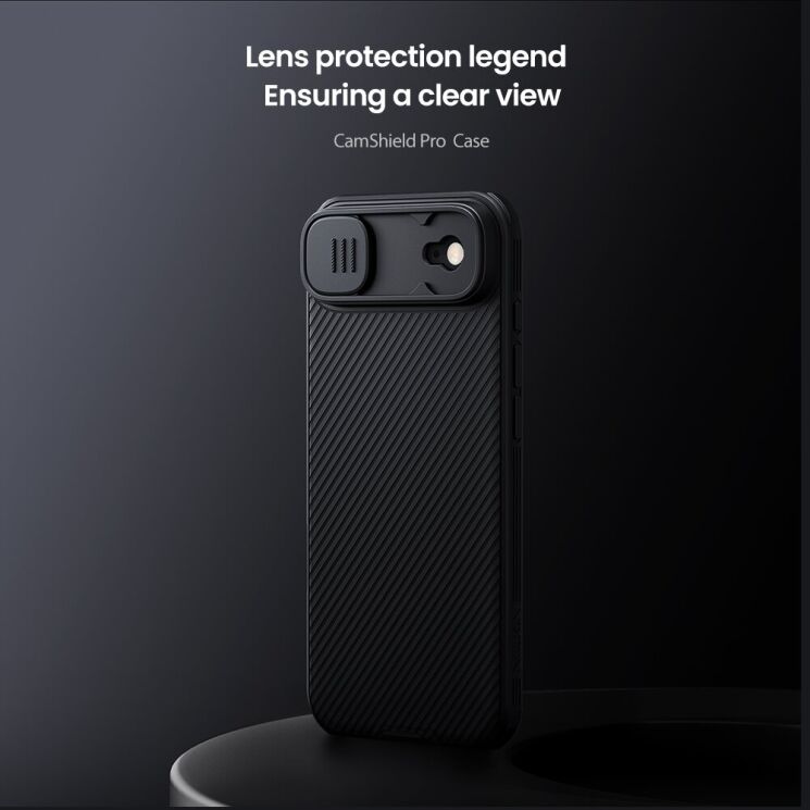 Защитный чехол NILLKIN CamShield Pro для Apple iPhone 17 Air - Black: фото 5 из 15