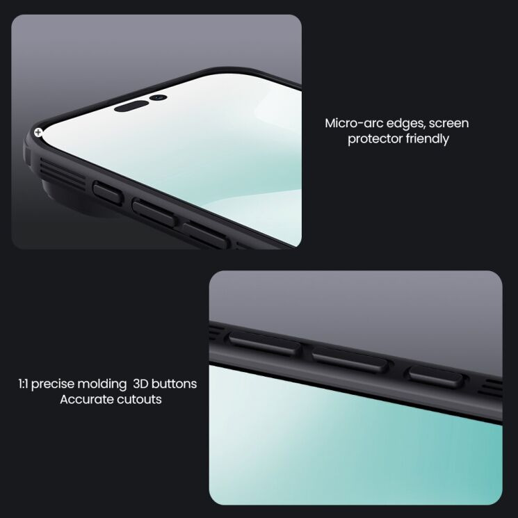 Защитный чехол NILLKIN CamShield Pro для Apple iPhone 17 Air - Black: фото 13 из 15