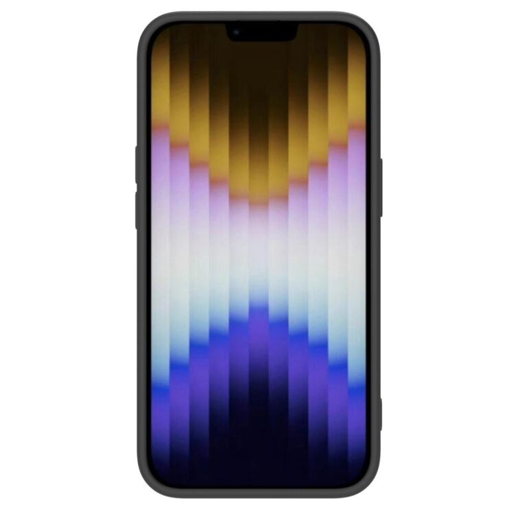 Защитный чехол NILLKIN CamShield Silky Silicone Case для Apple iPhone 14 - Blue: фото 2 из 13