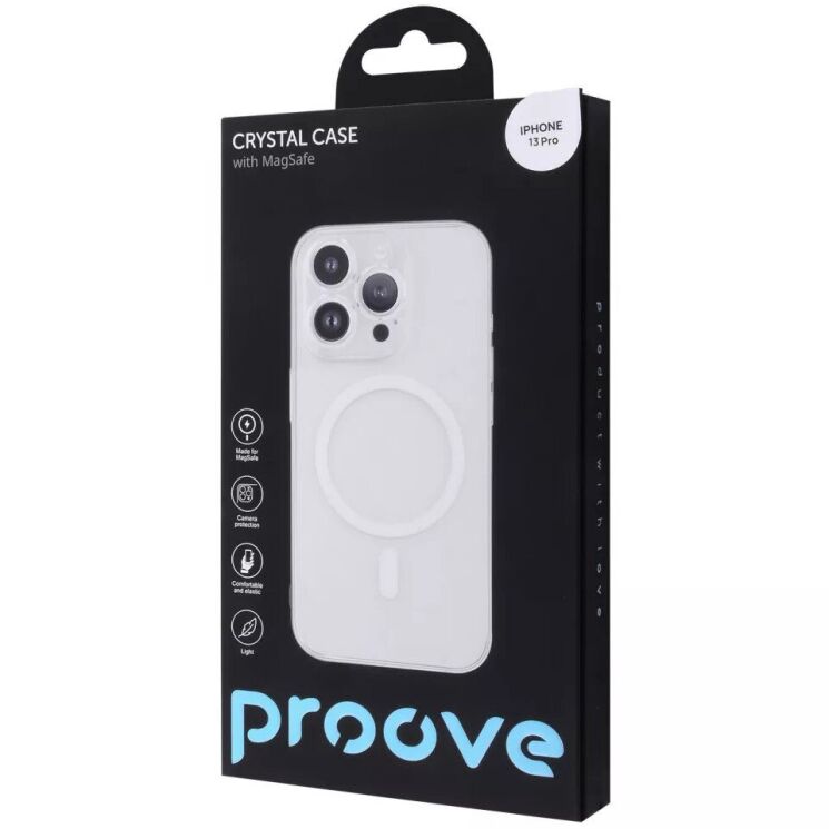 Защитный чехол Proove Crystal Case with MagSafe для Apple iPhone 13 Pro - Transparent: фото 2 из 5