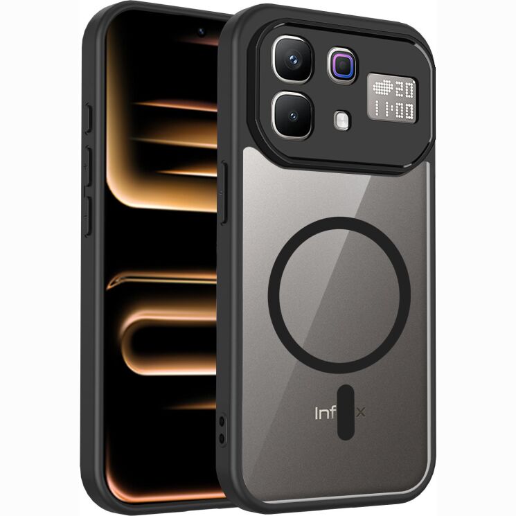Защитный чехол Reframe Clear Bound with MagSafe для Infinix Note 60 Pro / Note 60 - Black (409415B) Защитный чехол Reframe Clear Bound with MagSafe для Infinix Note 60 Pro / Note 60 - Black: фото 1 из 5
