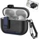 Захисний чохол Reframe Leather Texture для Apple AirPods Pro 2 - Black / Dark Blue (306054BL). Фото 1 з 7