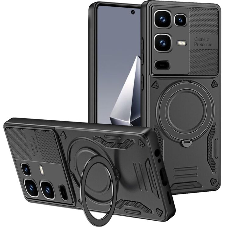 Захисний чохол Reframe Shockproof Case для Infinix Note 50 / Note 50 Pro - Black: фото 1 з 8