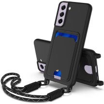 Захисний чохол Reframe Silicone Holder для Samsung Galaxy S21 FE (G990) - Black: фото 1 з 8