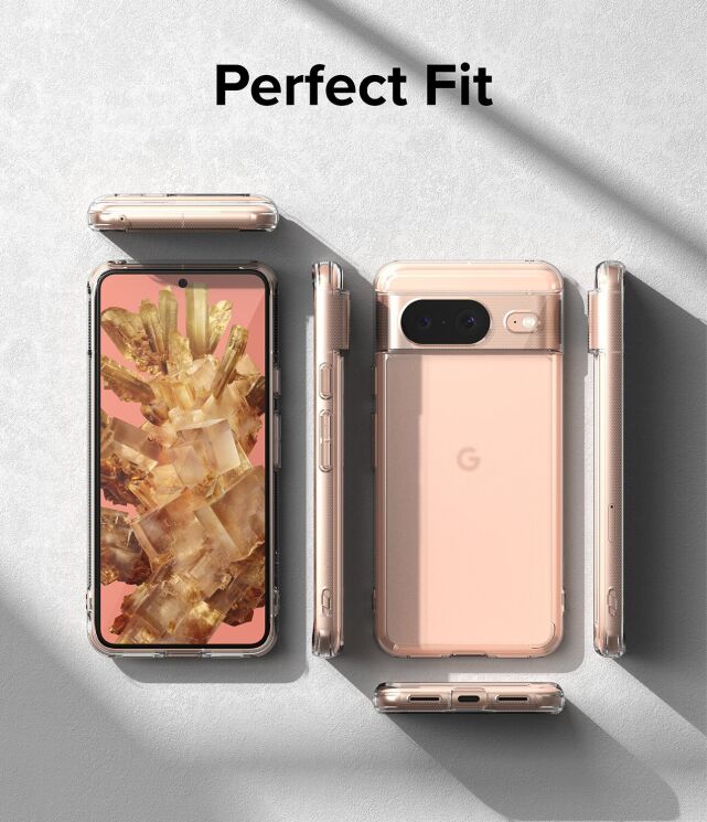 Защитный чехол Ringke Fusion для Google Pixel 8 (8809961781315) - Matte Clear: фото 8 из 13