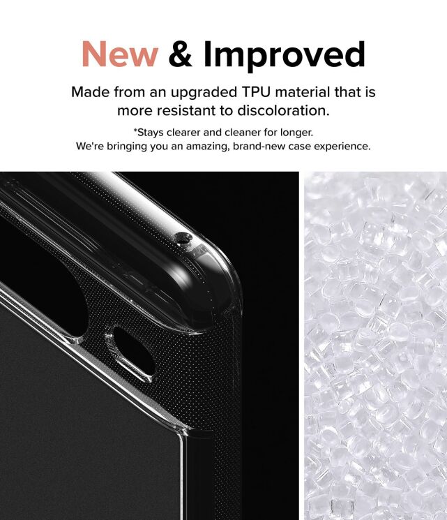 Защитный чехол Ringke Fusion для Google Pixel 8 (8809961781315) - Matte Clear: фото 5 из 13