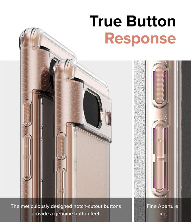 Защитный чехол Ringke Fusion для Google Pixel 8 (8809961781315) - Matte Clear: фото 11 из 13