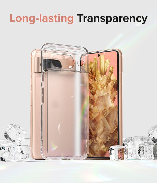 Защитный чехол Ringke Fusion для Google Pixel 8 (8809961781315) - Matte Clear: фото 4 из 13