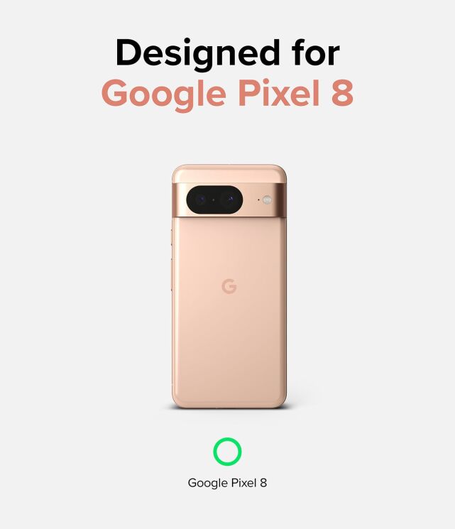 Защитный чехол Ringke Fusion для Google Pixel 8 (8809961781315) - Matte Clear: фото 3 из 13