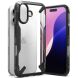 Защитный чехол Ringke Fusion X для Apple iPhone 16 (8800274960473) - Black (366437B). Фото 2 из 15