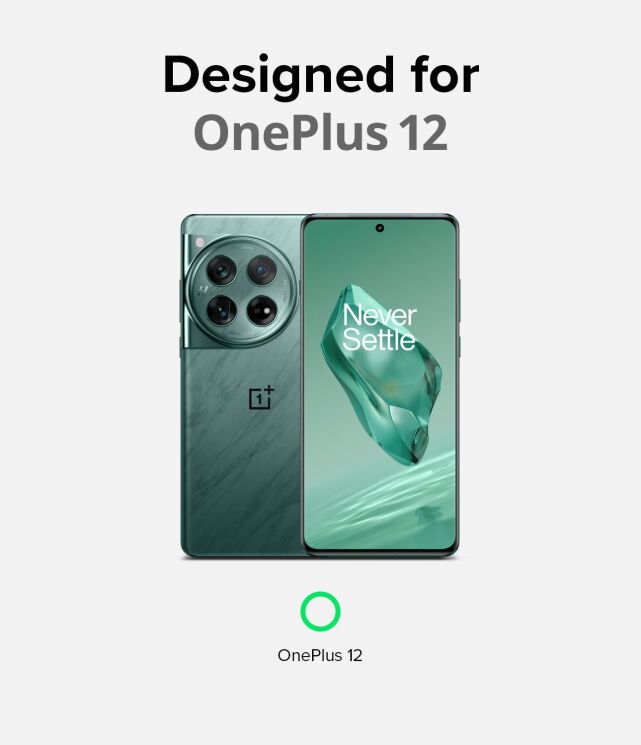 Защитный чехол Ringke Fusion X для OnePlus 12 (8809961785009) - Black: фото 3 из 14