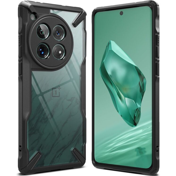 Защитный чехол Ringke Fusion X для OnePlus 12 (8809961785009) - Black: фото 1 из 14