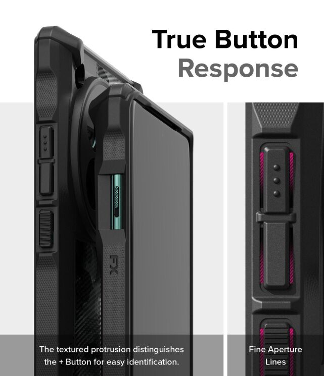 Защитный чехол Ringke Fusion X для OnePlus 12 (8809961785009) - Black: фото 6 из 14