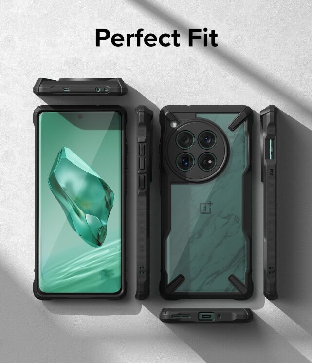Защитный чехол Ringke Fusion X для OnePlus 12 (8809961785009) - Black: фото 10 из 14