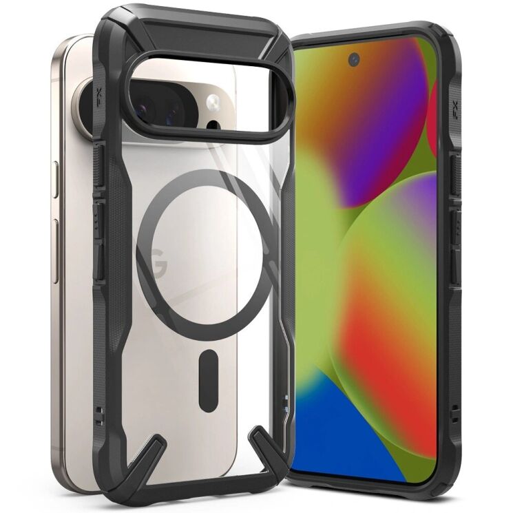 Захисний чохол Ringke Fusion X MagSafe для Google Pixel 10 / 10 Pro - Black: фото 3 з 19