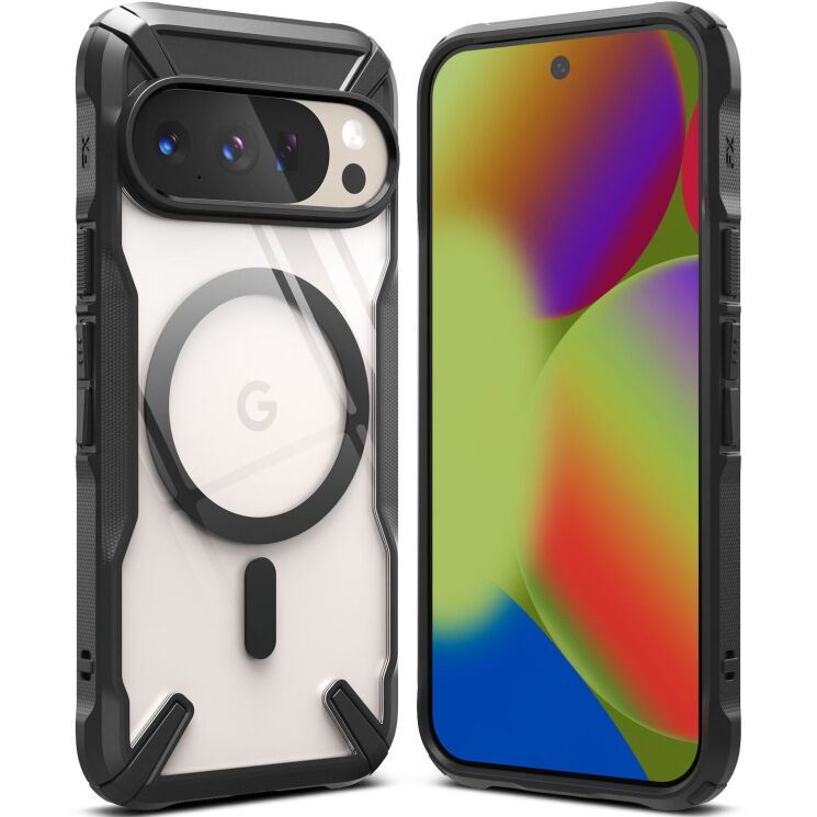 Захисний чохол Ringke Fusion X MagSafe для Google Pixel 10 / 10 Pro - Black: фото 1 з 19