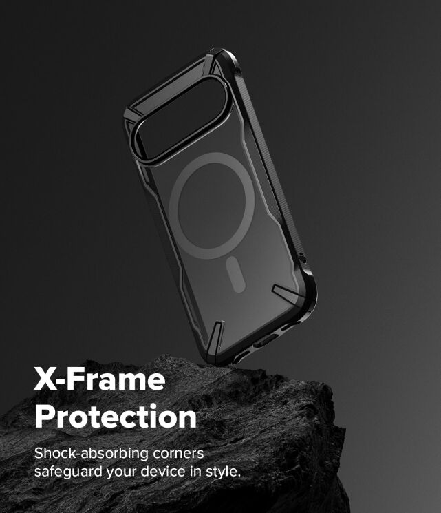 Захисний чохол Ringke Fusion X MagSafe для Google Pixel 10 / 10 Pro - Black: фото 6 з 19