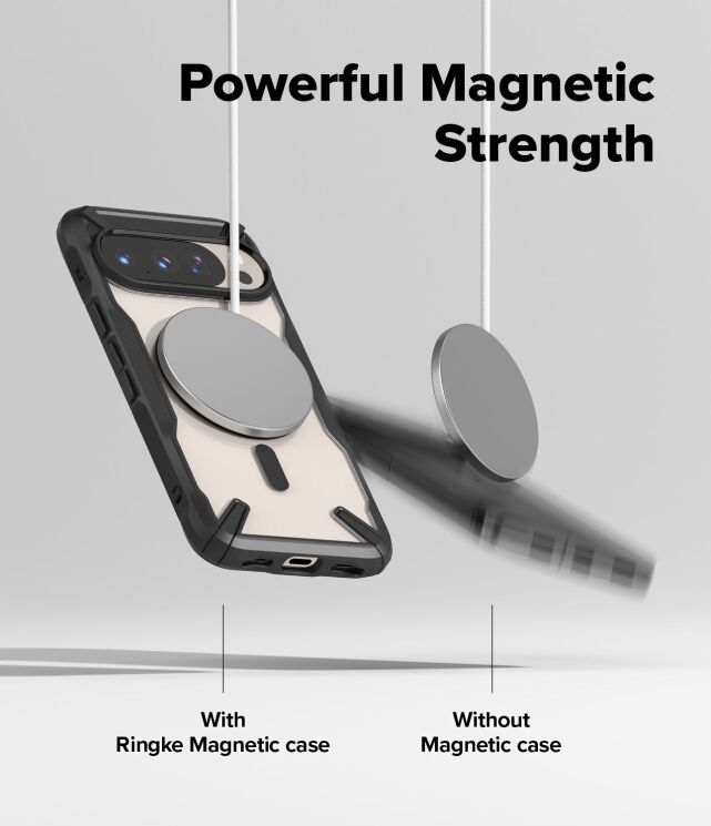 Захисний чохол Ringke Fusion X MagSafe для Google Pixel 10 / 10 Pro - Black: фото 9 з 19