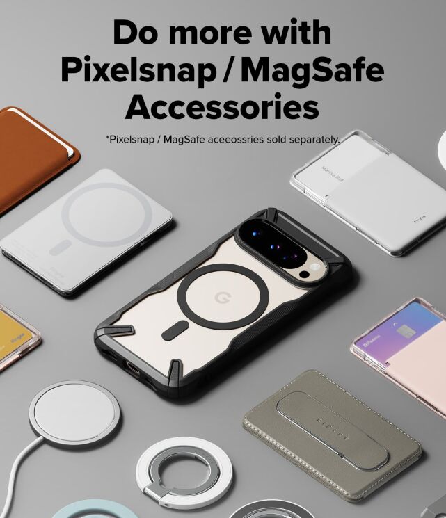 Захисний чохол Ringke Fusion X MagSafe для Google Pixel 10 / 10 Pro - Black: фото 8 з 19