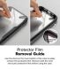 Захисний чохол Ringke Fusion X MagSafe для Samsung Galaxy S25 Ultra (S938) 8800274969155 - Black (374538B). Фото 17 з 19