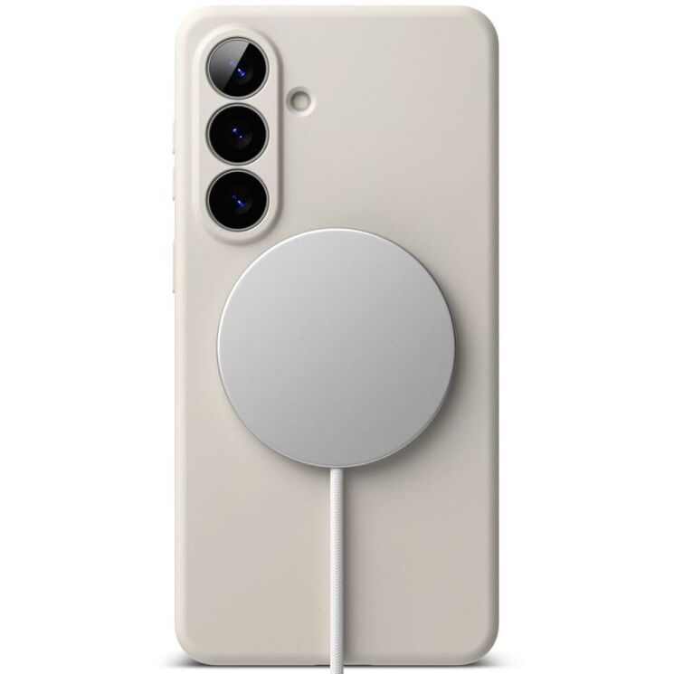 Защитный чехол Ringke Silicone Magnetic для Samsung Galaxy S26 (S942) 8800328815735 - Stone: фото 3 из 18