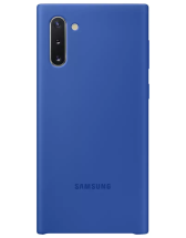 Защитный чехол Silicone Cover для Samsung Galaxy Note 10 (N970) EF-PN970TLEGRU - Blue: фото 1 из 5