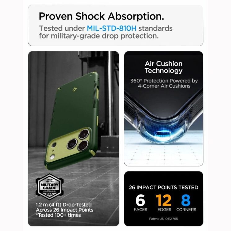 Захисний чохол Spigen Nano Pop Hybrid (MagFit) для iPhone 18 Pro Max (ACS12139) - Green (440302G) Захисний чохол Spigen Nano Pop Hybrid (MagFit) для iPhone 18 Pro Max (ACS12139) - Green: фото 12 з 14