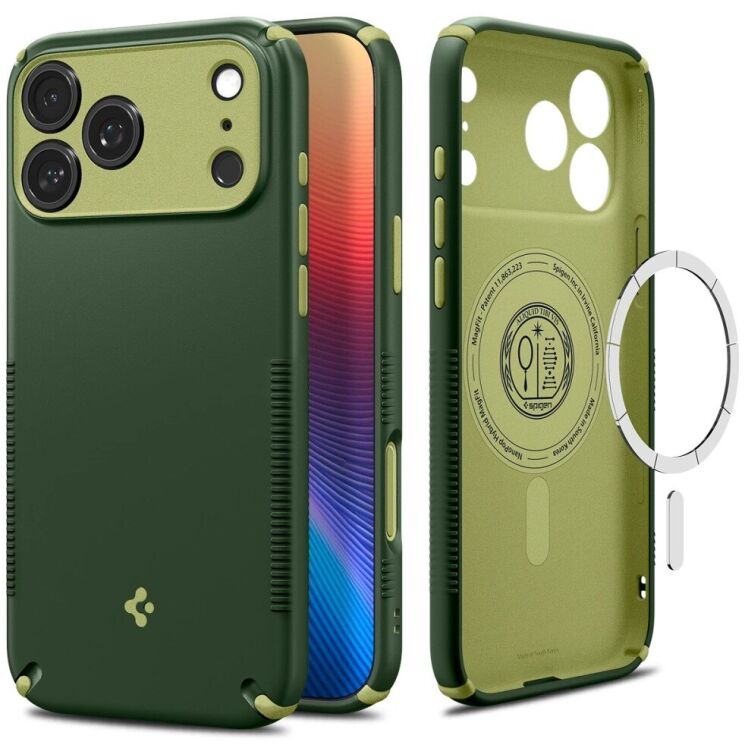 Захисний чохол Spigen Nano Pop Hybrid (MagFit) для iPhone 18 Pro Max (ACS12139) - Green (440302G) Захисний чохол Spigen Nano Pop Hybrid (MagFit) для iPhone 18 Pro Max (ACS12139) - Green: фото 1 з 14