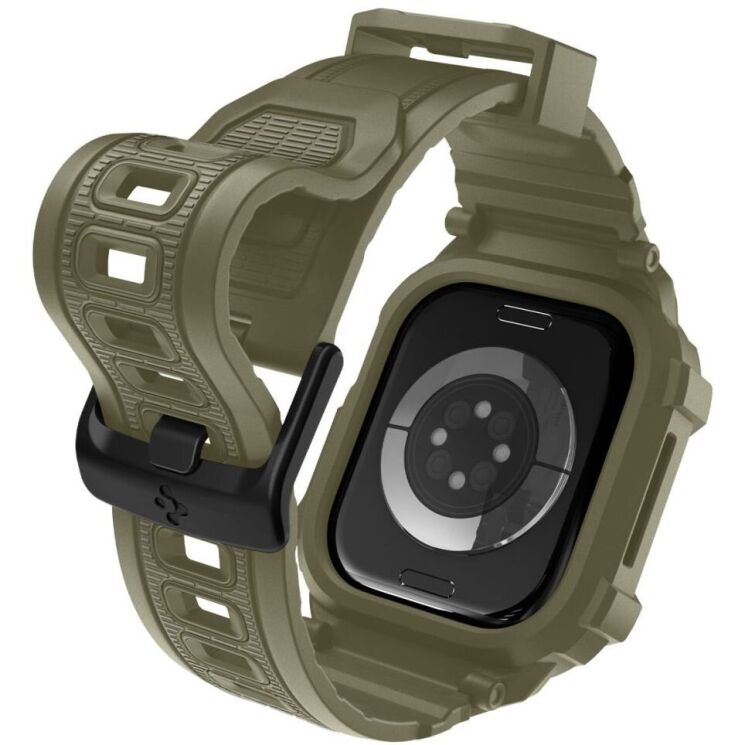 Захисний чохол Spigen Rugged Armor Pro 2 для Apple Watch 10 / 11 46 mm (ACS10507) - Vintage Khaki: фото 7 з 17