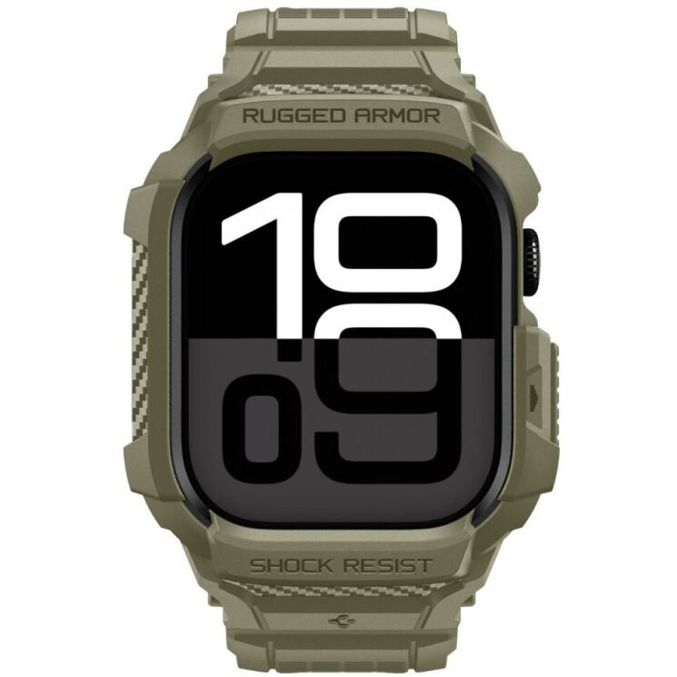 Захисний чохол Spigen Rugged Armor Pro 2 для Apple Watch 10 / 11 46 mm (ACS10507) - Vintage Khaki: фото 2 з 17